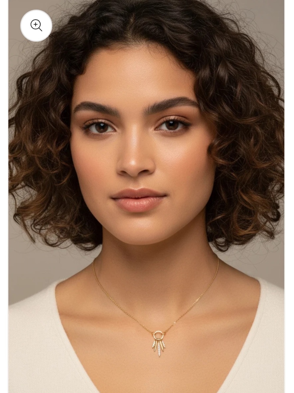 “ You are my people” 18K Gold Dipped Cubic Zirconia Necklace